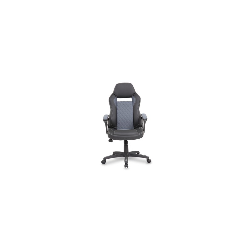 Silla Gamer Office Depot Gordon Plus / Polipiel / Negro con azul