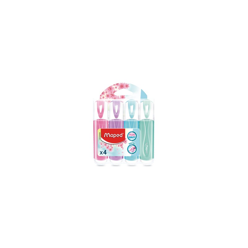 Marcatextos Maped Colores Pastel 4 piezas