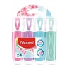 Marcatextos Maped Colores Pastel 4 piezas