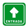 Letrero Entrada para Piso Mercería La Principal / 29.5 x 29.5 cm