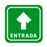 Letrero Entrada para Piso Mercería La Principal / 29.5 x 29.5 cm