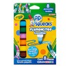 Plumoncitos Lavables Crayola Squeaks Colores 8 piezas