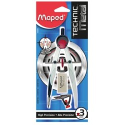 COMPAS MAPED TECHNIC METAL (PLATA)