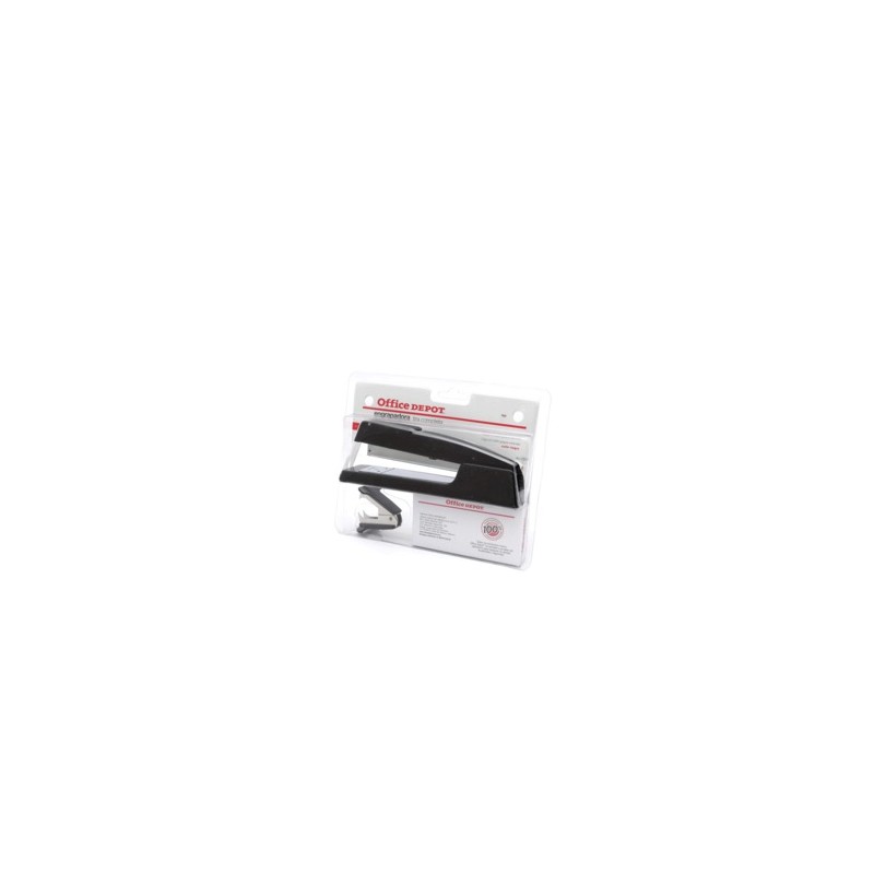 Set de Engrapadora de Tira Completa Office Depot / Negro / 15 hojas